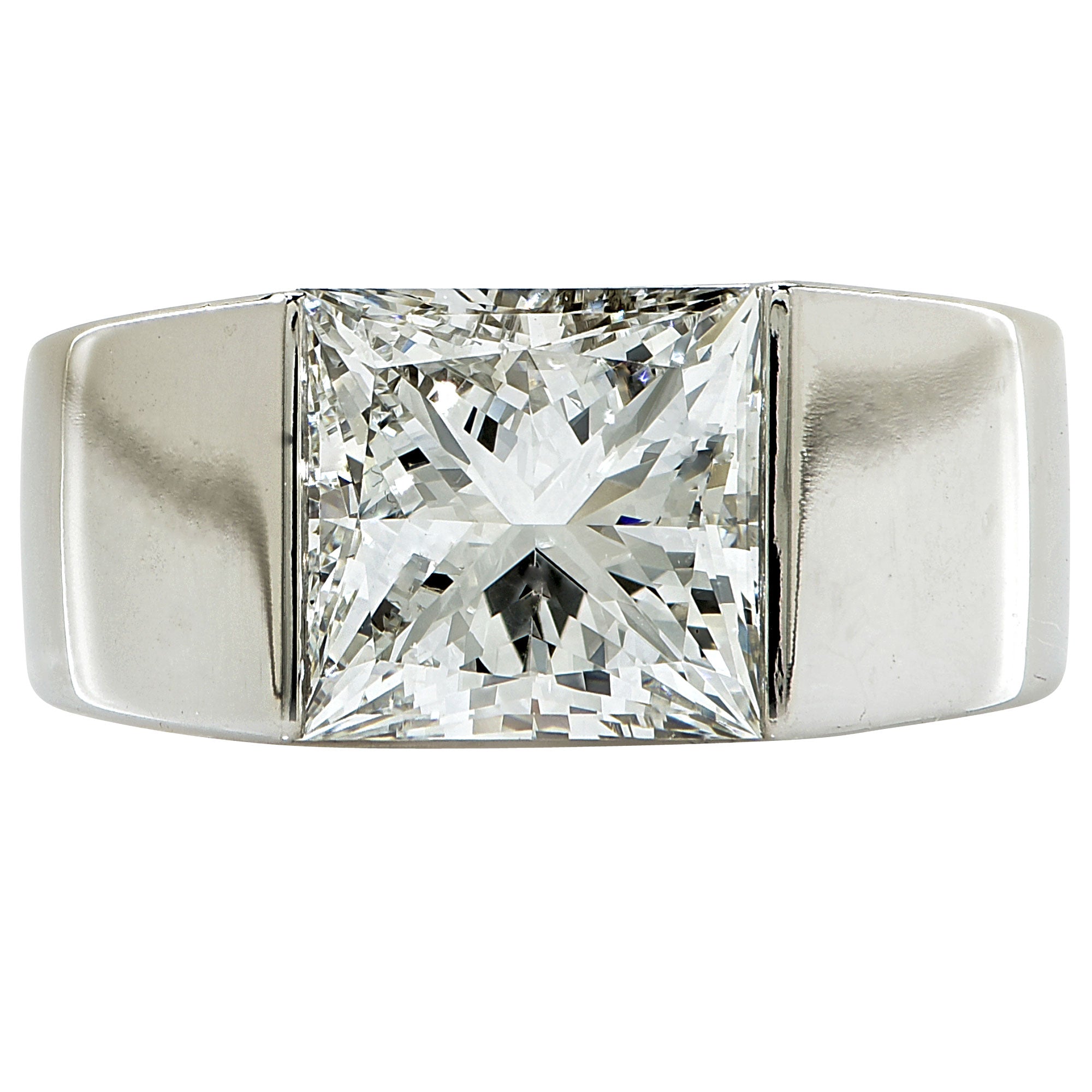 Monique Lhuillier Bliss Men's Diamond Accent Wedding Ring 18K Yellow Gold |  Kay